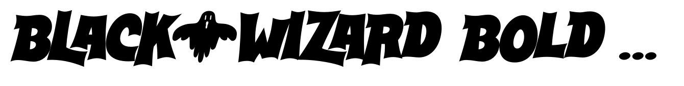 Black Wizard Bold Italic
